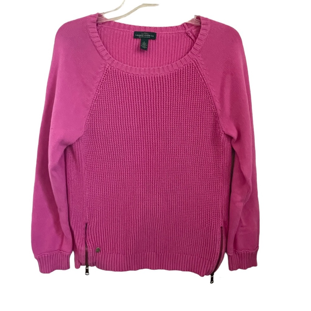 Lauren Ralph Lauren Pink Sweater - L